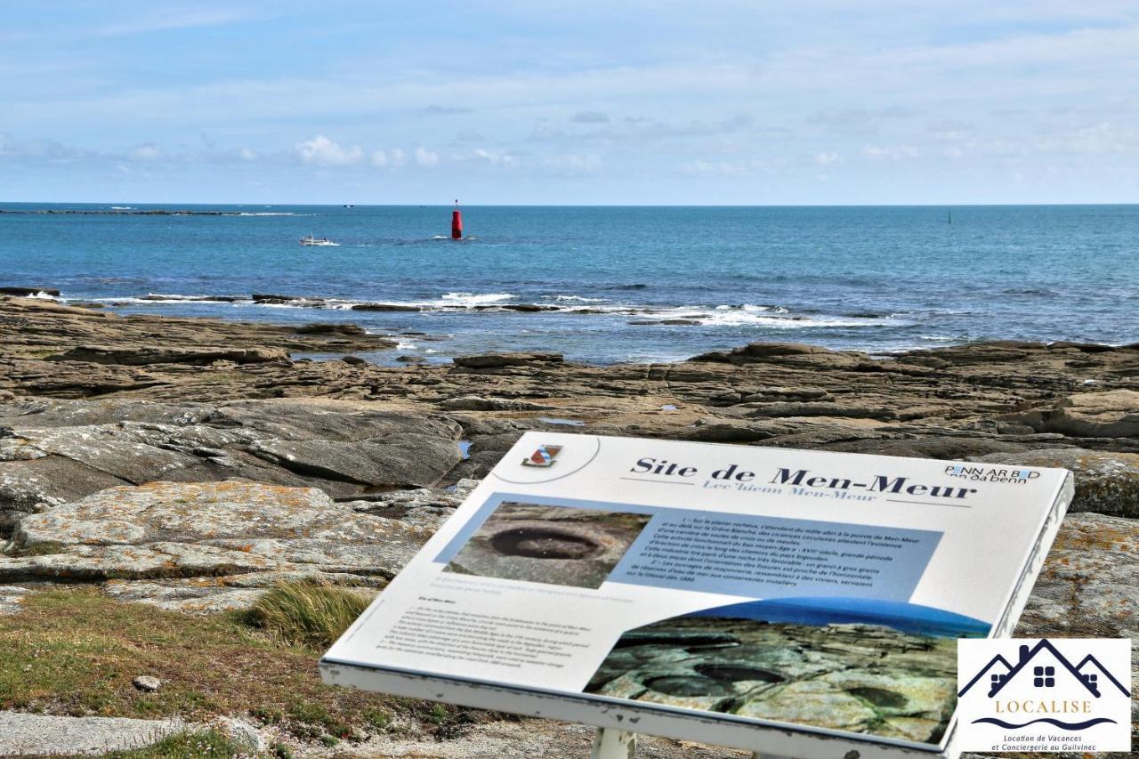 Localise - M33B - Kerbraz, Maison En Duplex Avec Jardin Clos Au Guilvinec - Tout A Pied, Plages, Port, Centre, Commerces, Marche - Wif Inclus - Linge De Lit Inclus Villa Buitenkant foto