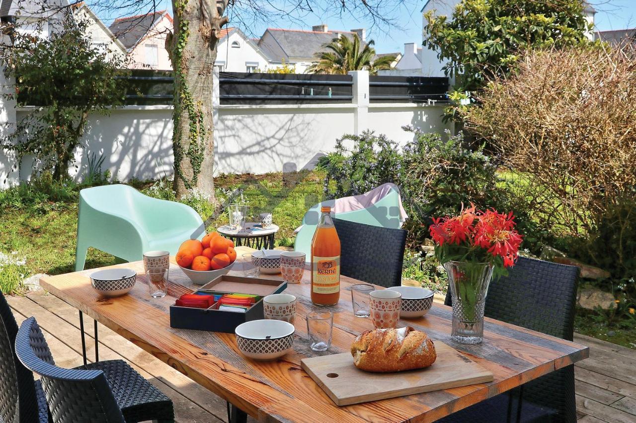 Localise - M33B - Kerbraz, Maison En Duplex Avec Jardin Clos Au Guilvinec - Tout A Pied, Plages, Port, Centre, Commerces, Marche - Wif Inclus - Linge De Lit Inclus Villa Buitenkant foto