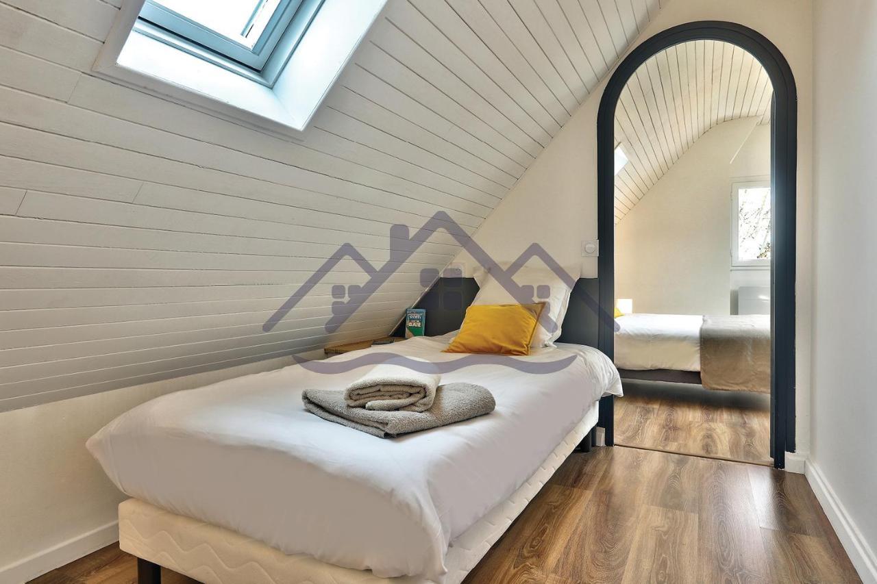 Localise - M33B - Kerbraz, Maison En Duplex Avec Jardin Clos Au Guilvinec - Tout A Pied, Plages, Port, Centre, Commerces, Marche - Wif Inclus - Linge De Lit Inclus Villa Buitenkant foto