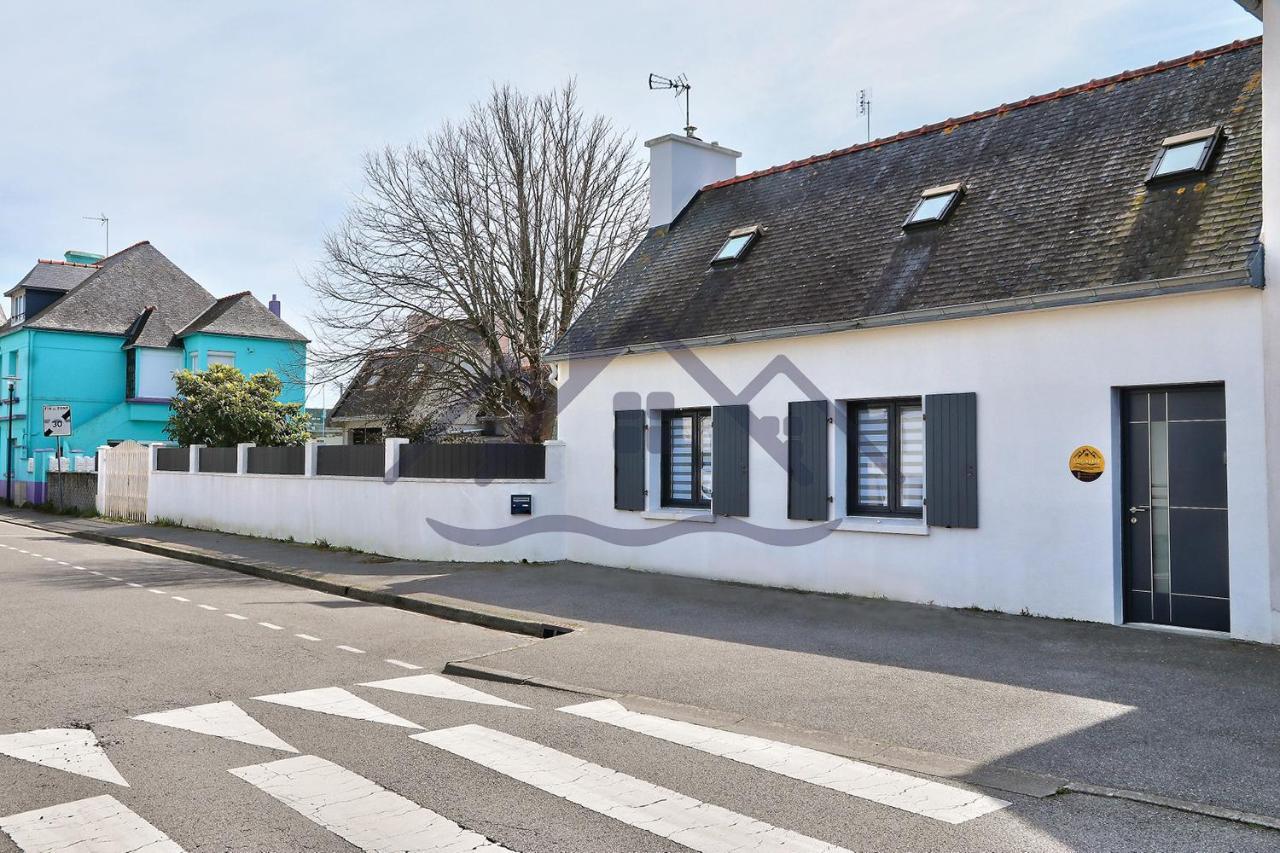 Localise - M33B - Kerbraz, Maison En Duplex Avec Jardin Clos Au Guilvinec - Tout A Pied, Plages, Port, Centre, Commerces, Marche - Wif Inclus - Linge De Lit Inclus Villa Buitenkant foto